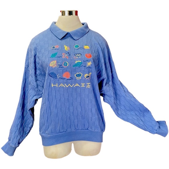 Blue Hawaii Theme Light Sweatshirt - Picture 3 of 11